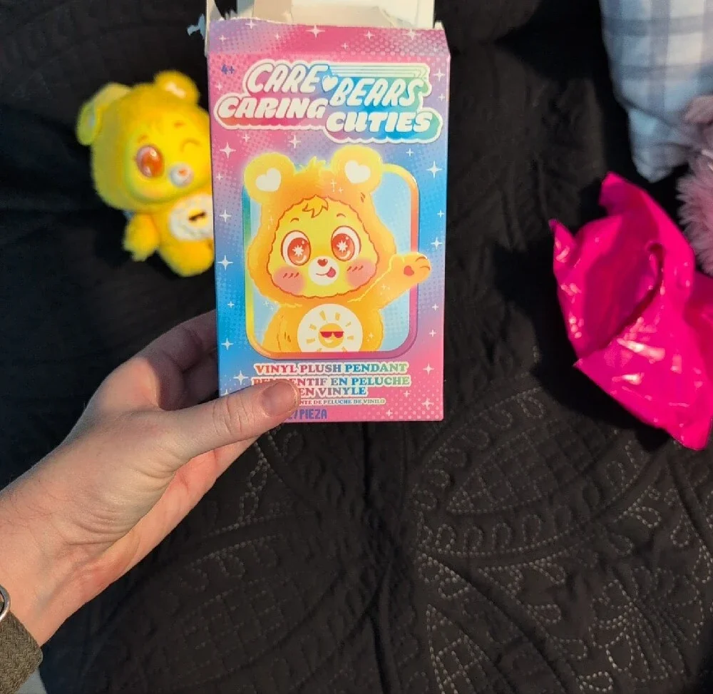 Care Bears Sunny Yellow Winking Bear Plush Keychain